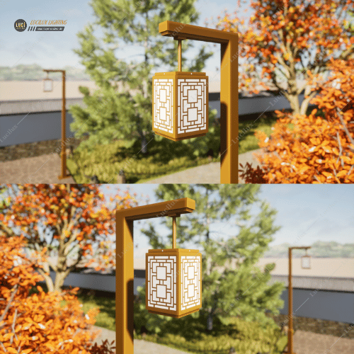 Cột Đèn Chiếu Sáng, Trang Trí Cảnh Quan