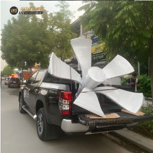 Cột đèn chiếu sáng | cột đèn sân vườn 5 cánh