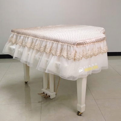 Khăn phủ đàn Grand piano hai lớp