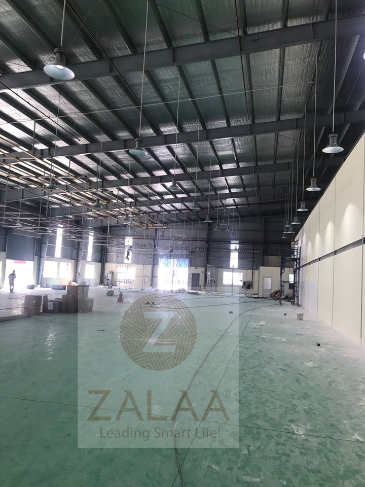 ZALAA cung cấp đèn chiếu sáng nhà xưởng chế biến gỗ hiện đại tại khu công nghiệp Bàu Bàng tỉnh Bình Dương