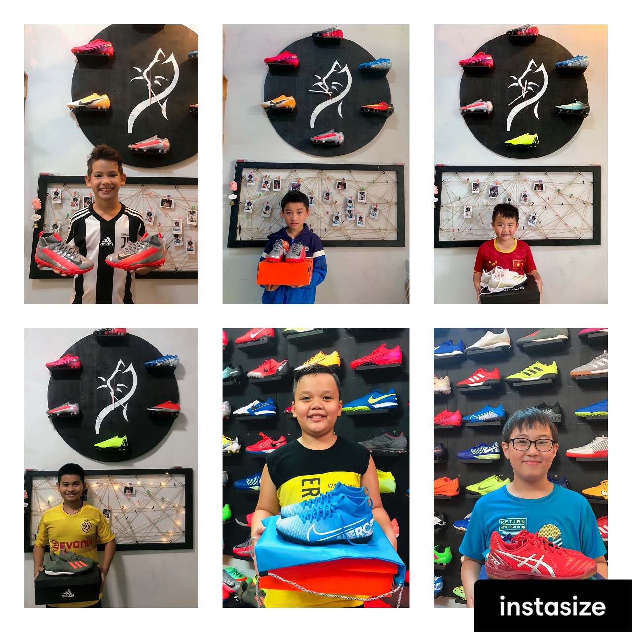 giay đá banh tre em chinh hang