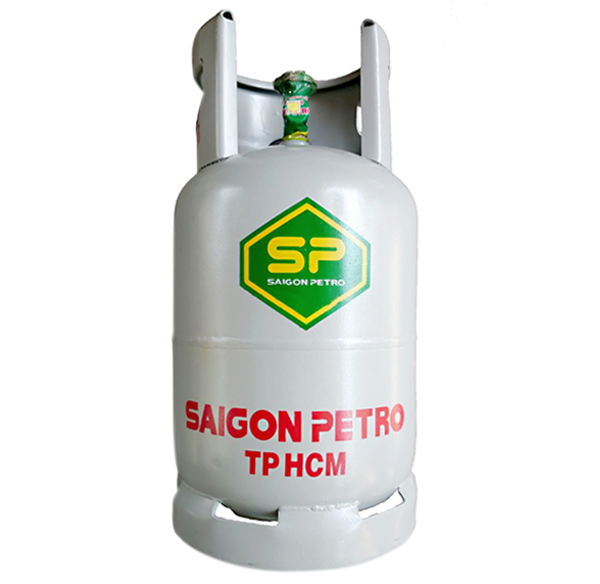 Bình gas hãng Saigon Petro màu xám