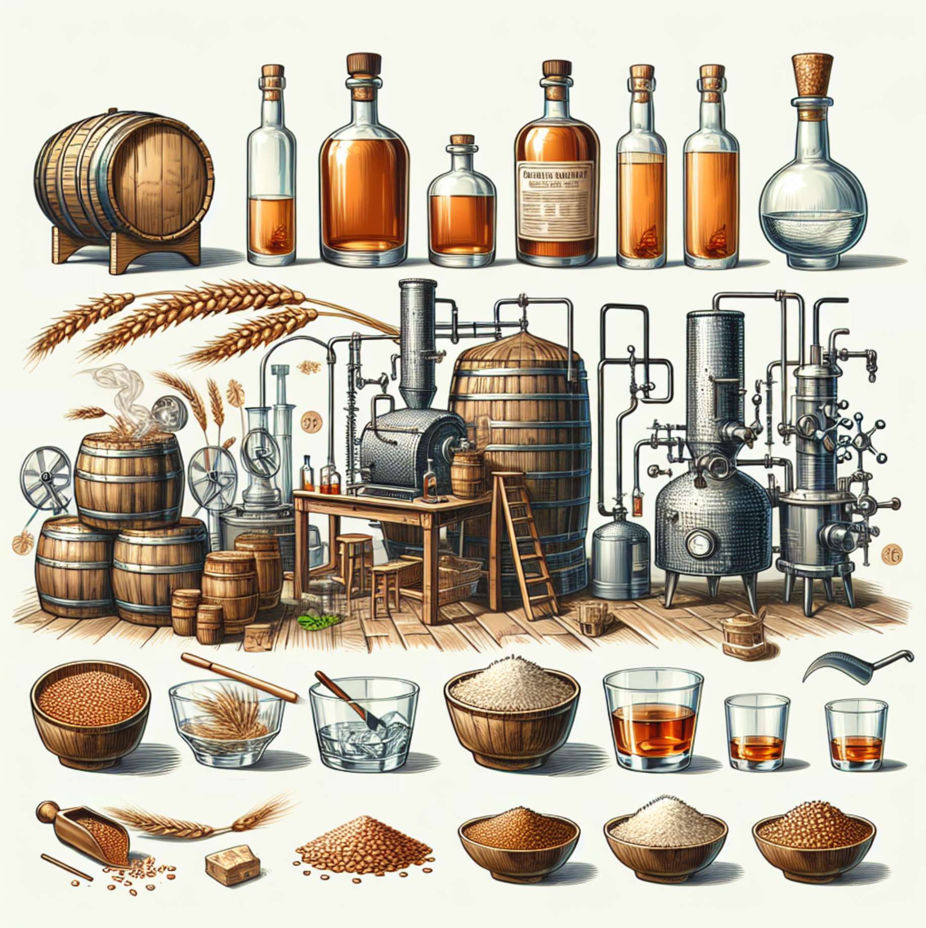 Quy trình sản xuất rượu whisky