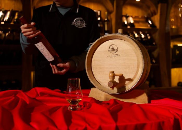 thùng gỗ sồi nhập khẩu nguyên chiếc Nga D.Cheery