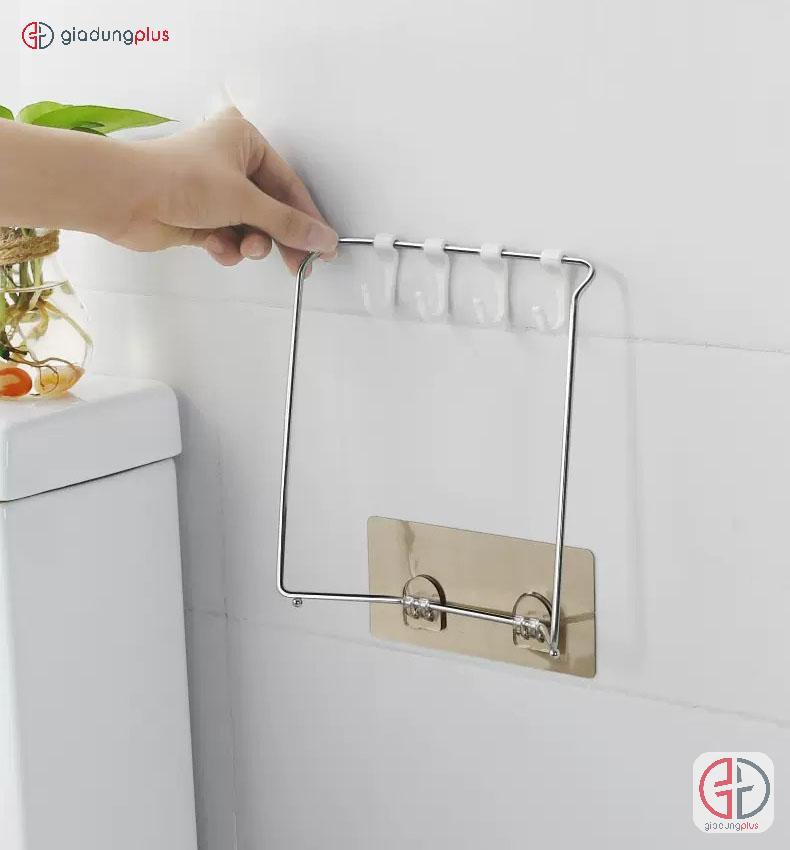 Thiết kế thông minh và tiện ích của sản phẩm Giá treo thau chậu dán tường ShuangQing