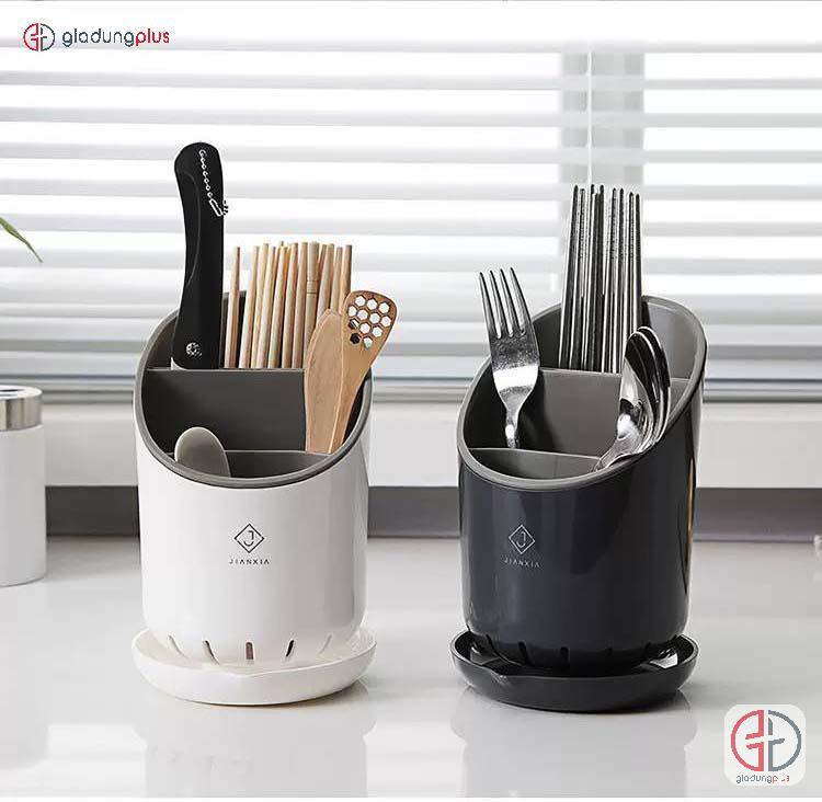 Hai màu sắc của hộp đựng đũa để bàn đa năng Jianxia đều rất đẹp