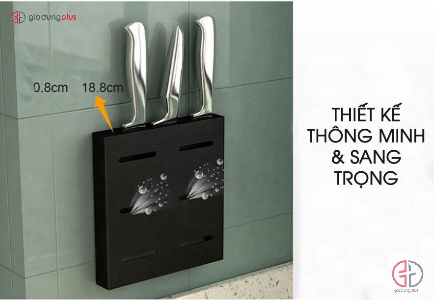 kệ đựng dao treo tường có thiết kế thông minh và tiện lợi