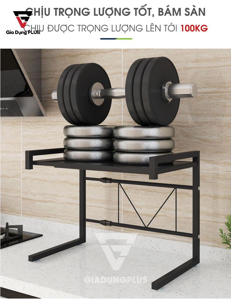 Kệ Để Lò Vi Sóng Hai Tầng INOX Thông Minh Tiggang | Chịu được trọng lượng lên tới 100kg