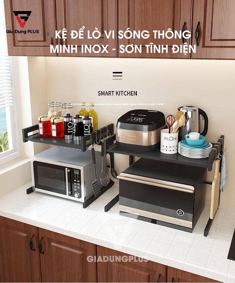 Kệ Để Lò Vi Sóng Hai Tầng INOX Thông Minh Tiggang | INOX, sơn tĩnh điện cao cấp