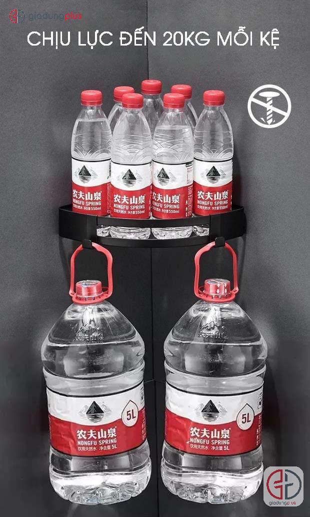 Khả năng chịu lực của kệ góc dán tường sus 304 tới 20kg