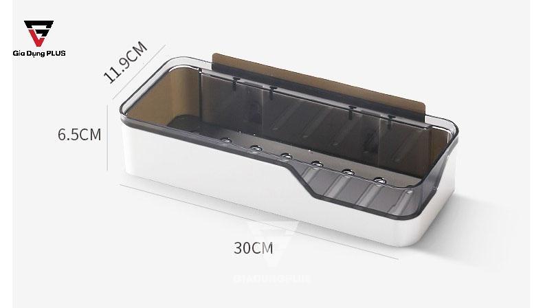 Kệ chữ nhật dán tường ShuangQuing | Kích thước của sản phẩm