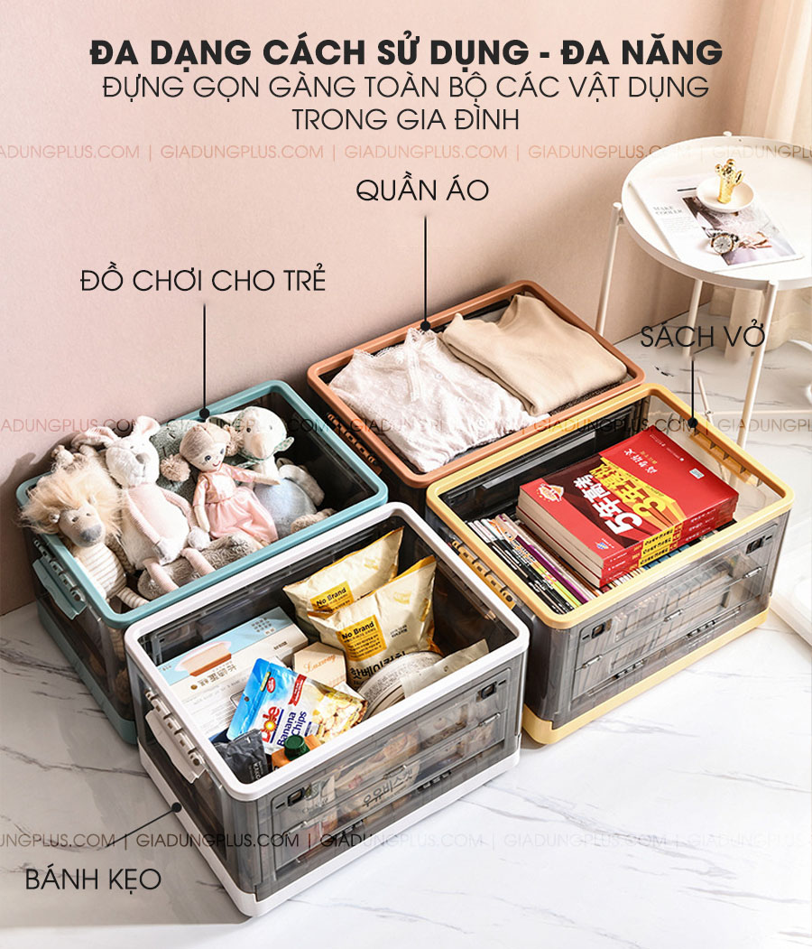 Cách sử dụng đa năng của hộp đựng đồ gấp gọn đa năng thông minh ZhuangShong