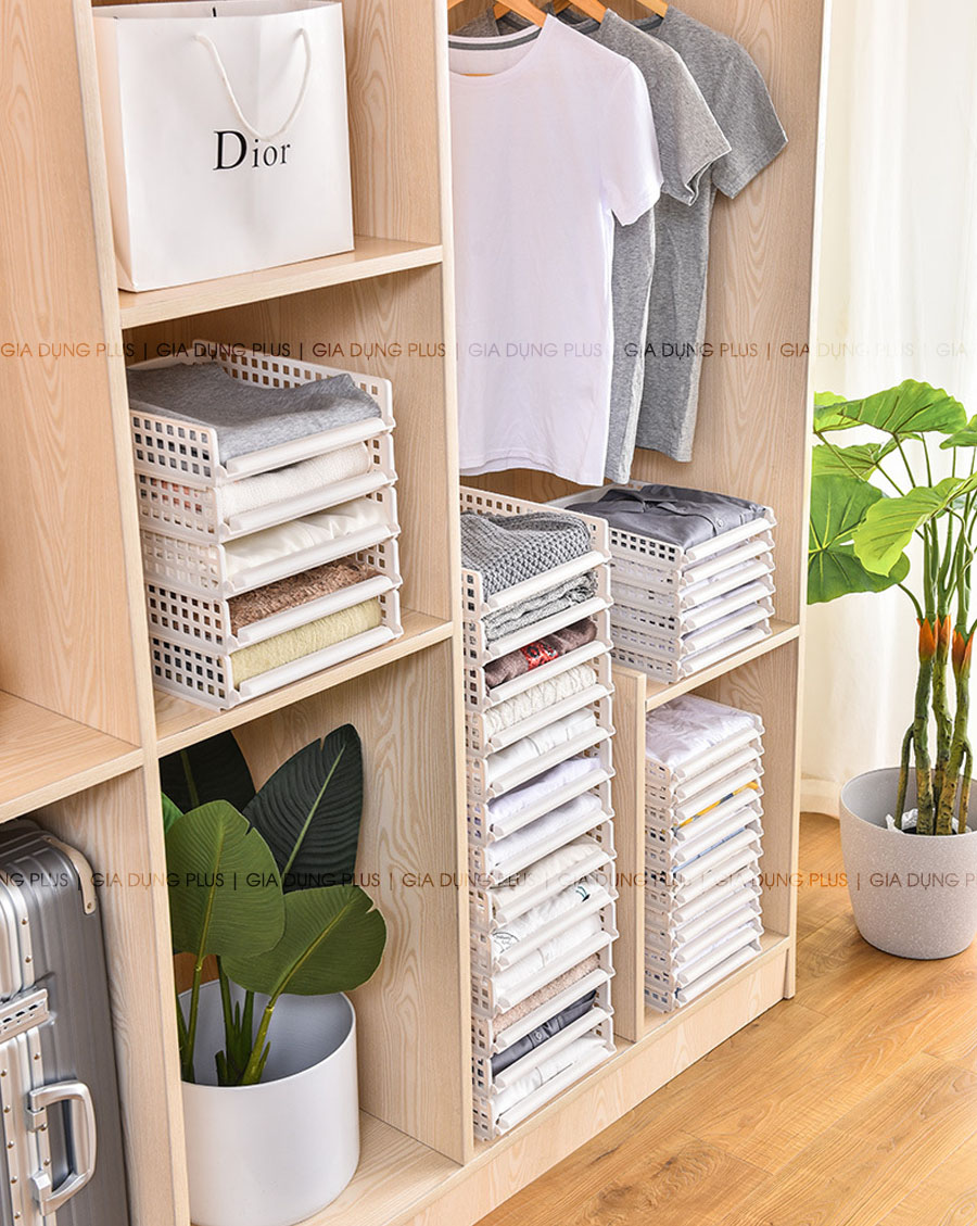 Kệ Phân Chia Đồ Dùng, Quần Áo Dạng Ngăn Kéo Thông Minh ZhangShong Giúp Quần Áo Gọn Gàng Và Tiết Kiệm Thời Gian
