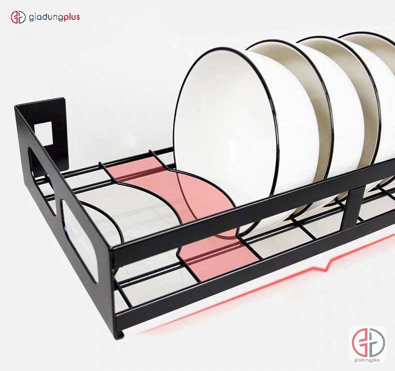 Thiết kế giúp kệ đựng chén, bát treo tường giữ chén, bát chắc chắn trên kệ mà không rơi rớt