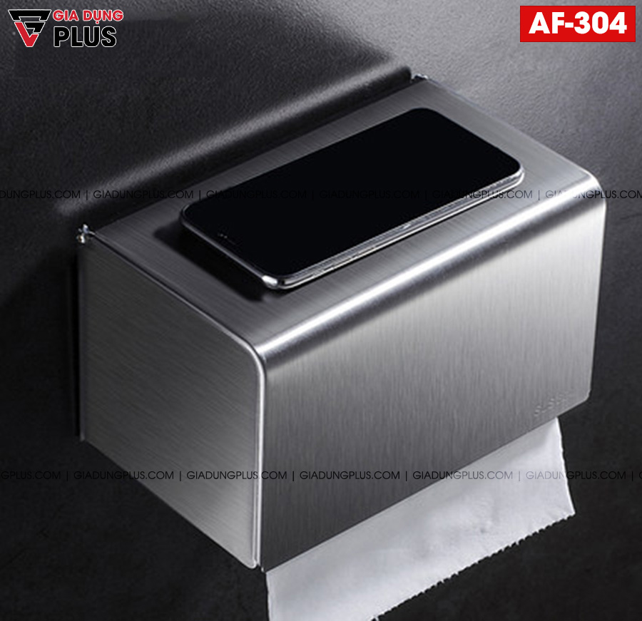 Hộp Đựng Giấy Vệ Sinh Dán Tường | Chất Liệu Inox 304 | Chống Gỉ, Chống Thấm | Sang Trọng Trong Nhà Tắm & Nhà Vệ Sinh - gia dụng plus