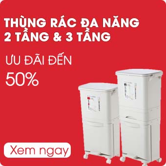 Thùng rác đa năng nhiều tầng Nhật Bản