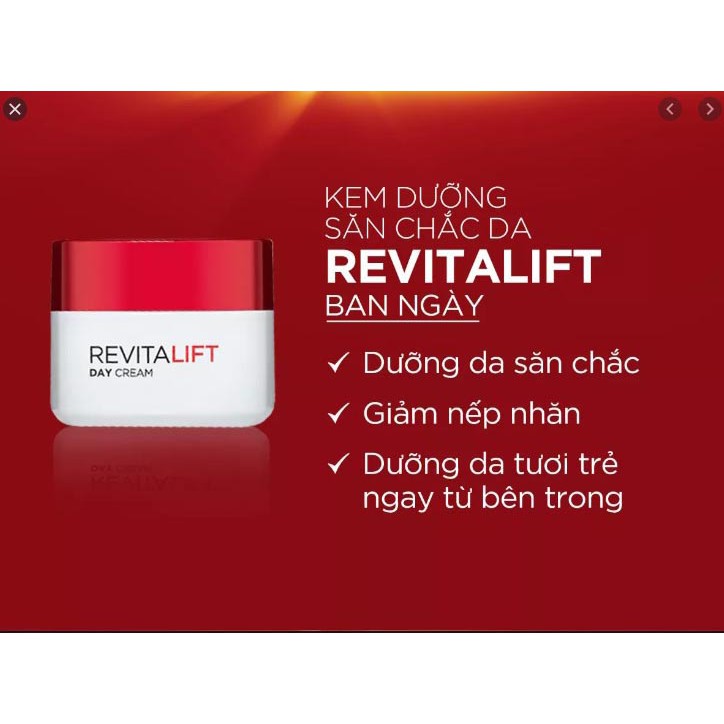 Kem Dưỡng Da Ban Ngày Chống Lão Hóa L'Oreal Revitalif Moisturizing Cream SPF35+ 20ml