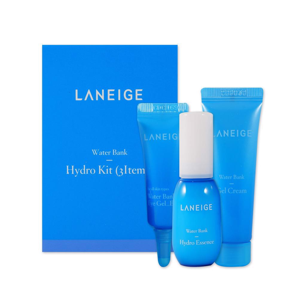 Bộ Kit Dưỡng Da Laneige Water Bank Hydro Kit 3 Items