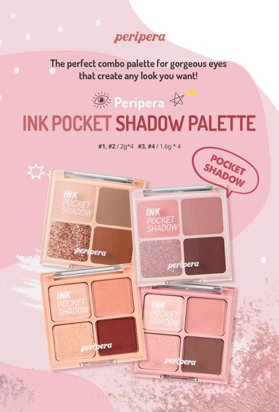 Bảng Phấn Mắt Peripera Ink Pocket Shadow Palette