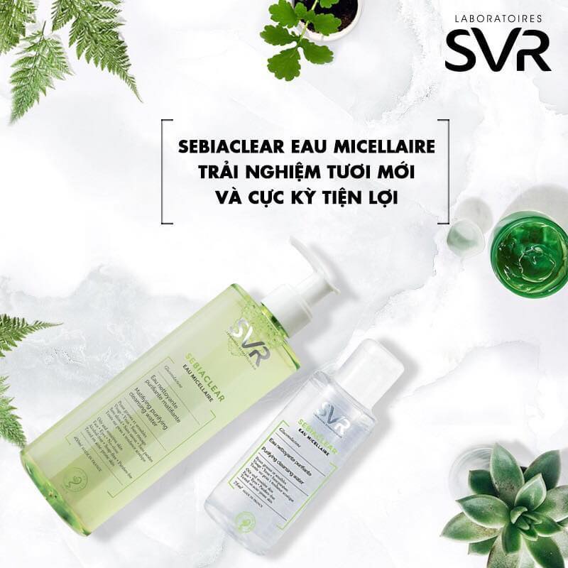 Nước Tẩy Trang Dành Cho Da Dầu Mụn SVR Sebiaclear Eau Micellaire