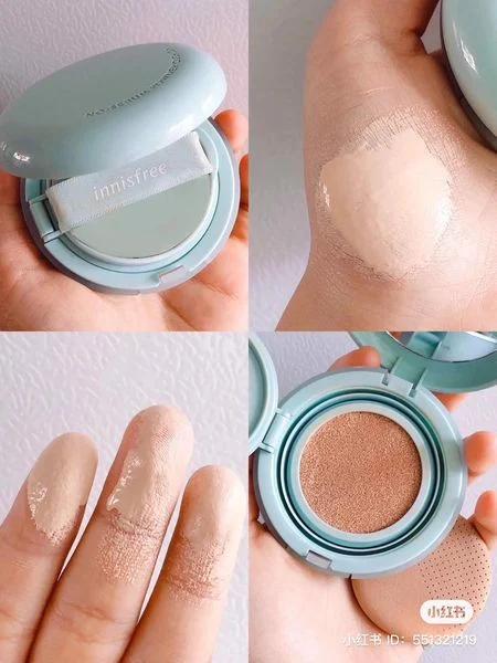 Phấn Nước Kiềm Dầu Innisfree No-Sebum Powder Cushion SPF35 14g