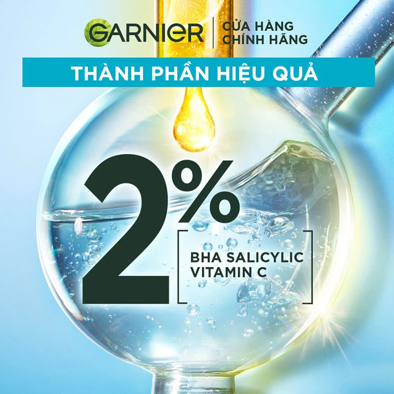 Gel Rửa Mặt Garnier Bright Complete Anti-Acne Cleansing Gel 120ml