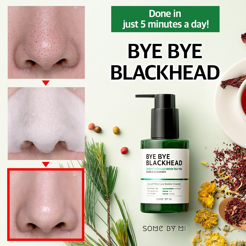 Sữa rửa mặt SOME BY MI Bye Bye Blackhead 30 Days Miracle 120g