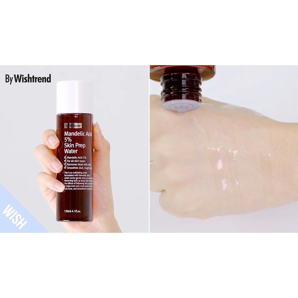 Nước Hoa Hồng Tẩy Tế Bào Chết By Wishtrend Mandelic Acid 5% Skin Prep Water 120ml