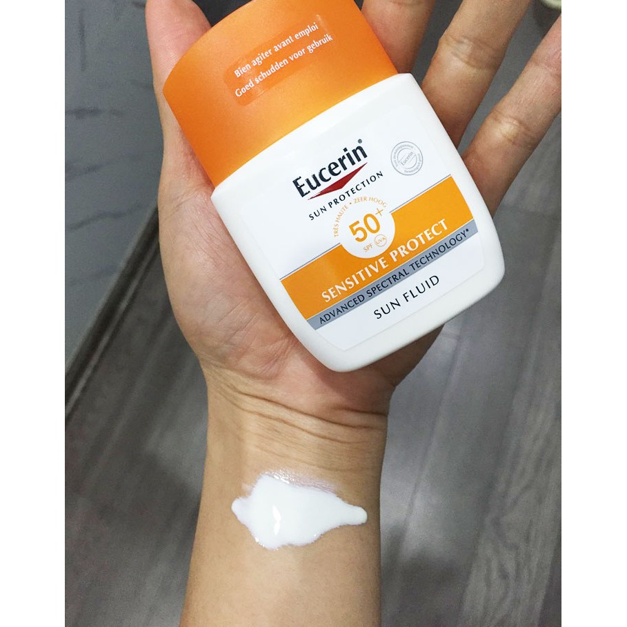 Kem Chống Nắng Eucerin Sensitive Protect Sun Fluid SPF50+ 50ml
