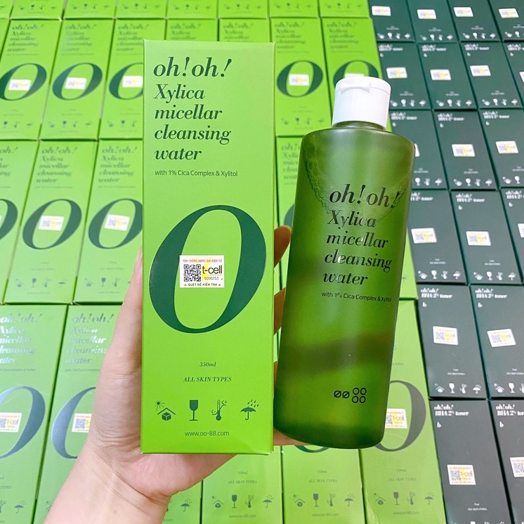 Nước Tẩy Trang Lipid Oh!Oh! Xylica Micellar Cleansing Water 350ml