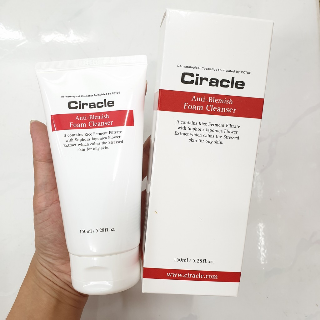 Sữa rửa mặt Ciracle Anti Blemish Foam 150ml