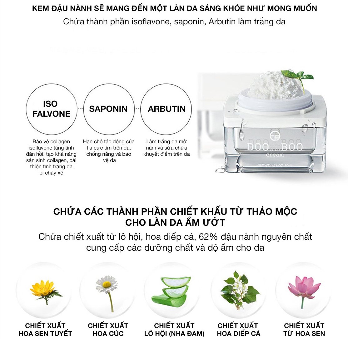 Kem dưỡng da ban ngày Forencos Doo To The Boo Cream 50ml