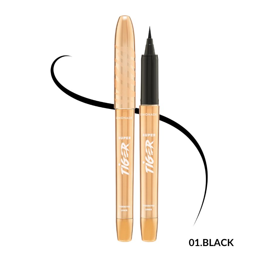 Kẻ Mắt Nước Lemonade Supertiger Tigereyes Liner - 01 Black