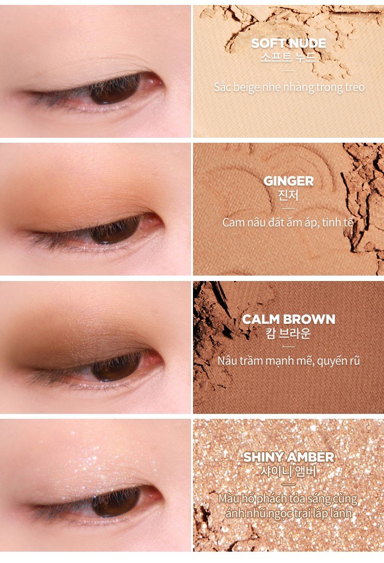 Bảng Phấn Mắt Merzy The Heritage Shadow Palette