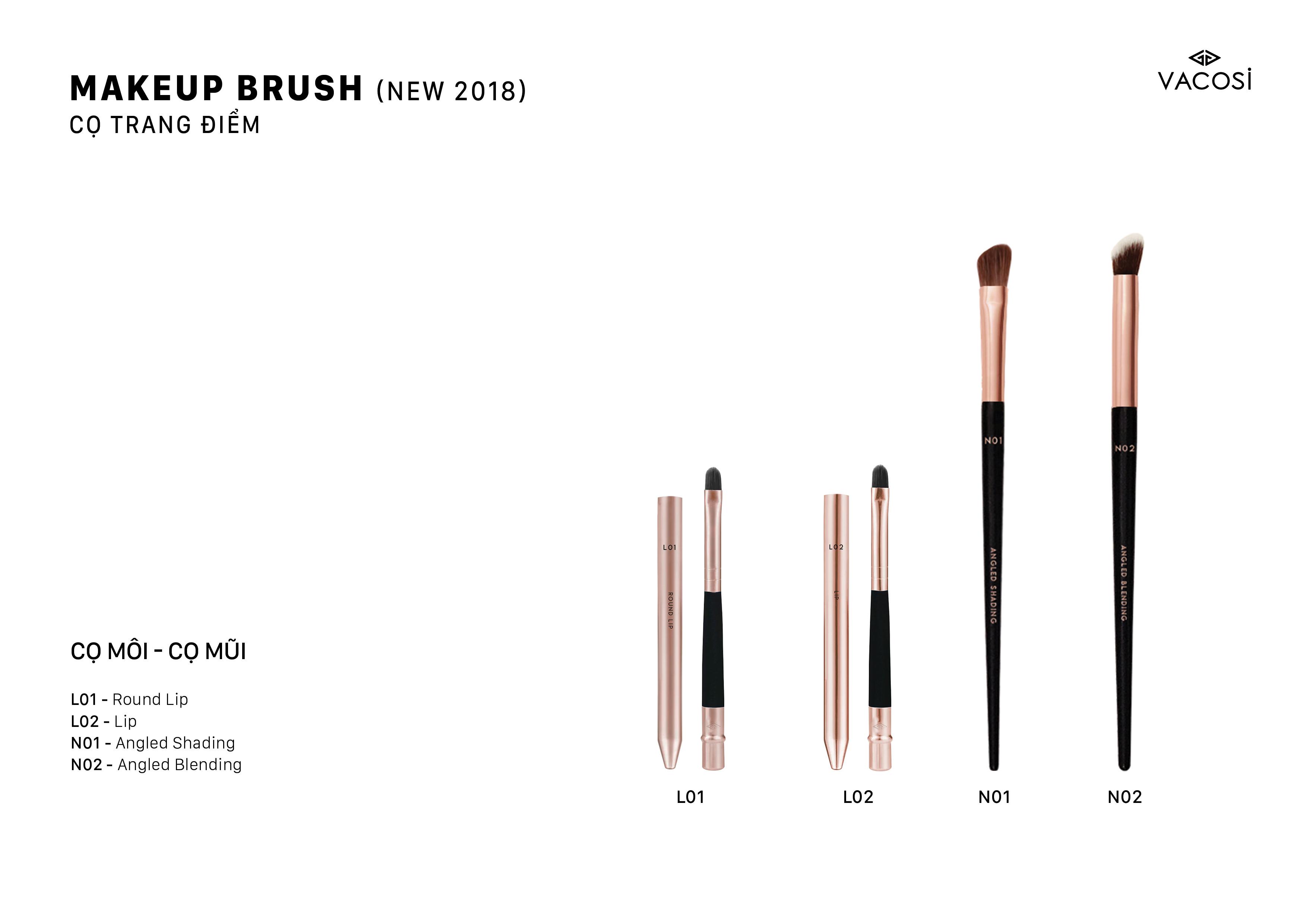 Cọ môi Vacosi Lip Brush L01