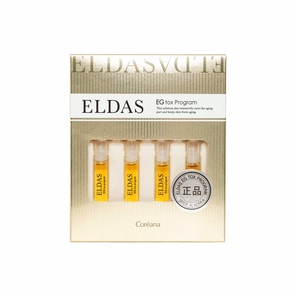 Hộp Tinh Chất Tế Bào Gốc Coreana Eldas Eg Tox Program 4 Ống