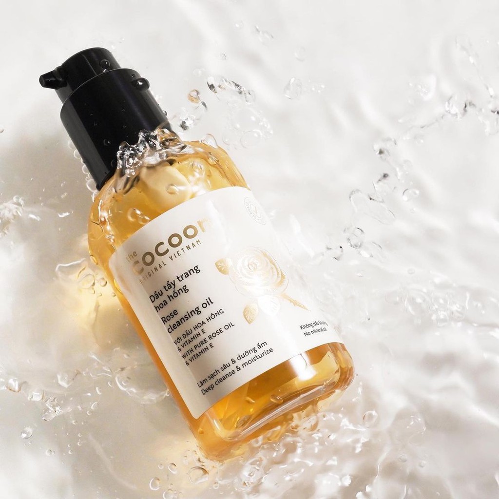 Dầu Tẩy Trang Hoa Hồng Cocoon Rose Cleansing Oil 140ml