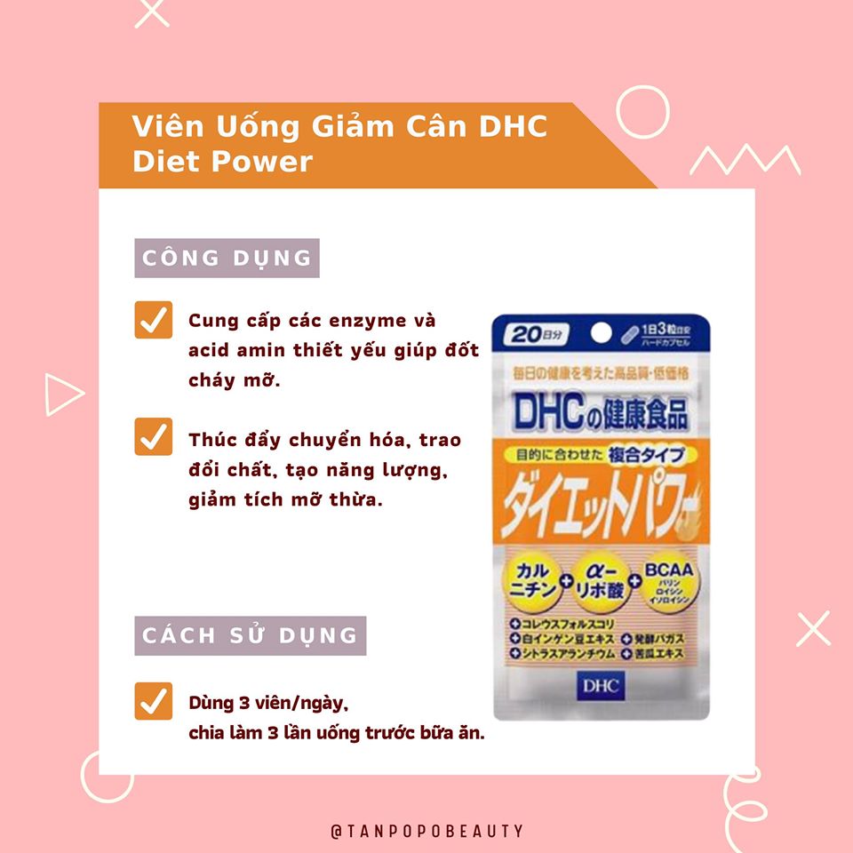 Viên uống DHC diet power