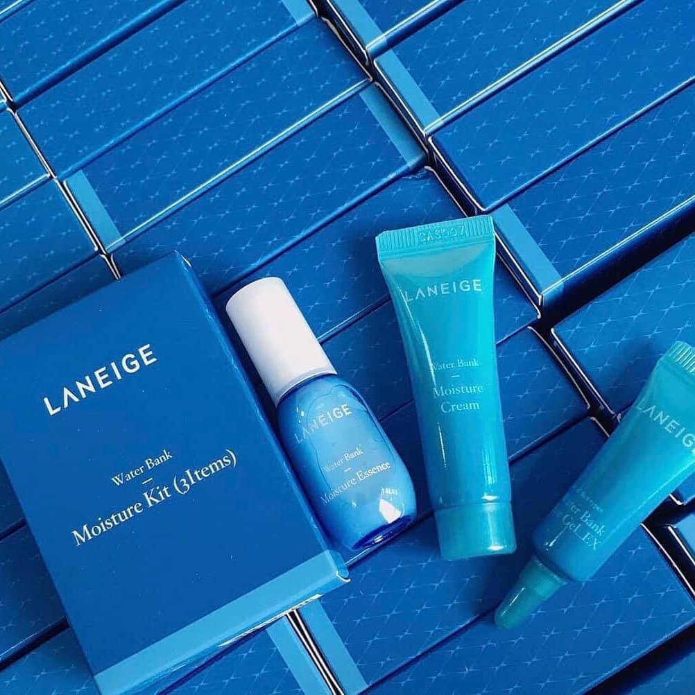 Bộ Kit Dưỡng Da Laneige Water Bank Hydro Kit 3 Items