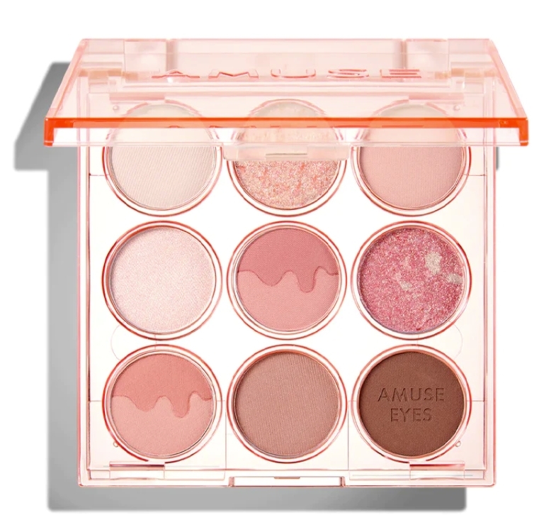 Bảng Phấn Mắt 9 Ô Amuse Eye Color Palette - 01 Warm Boksoonga