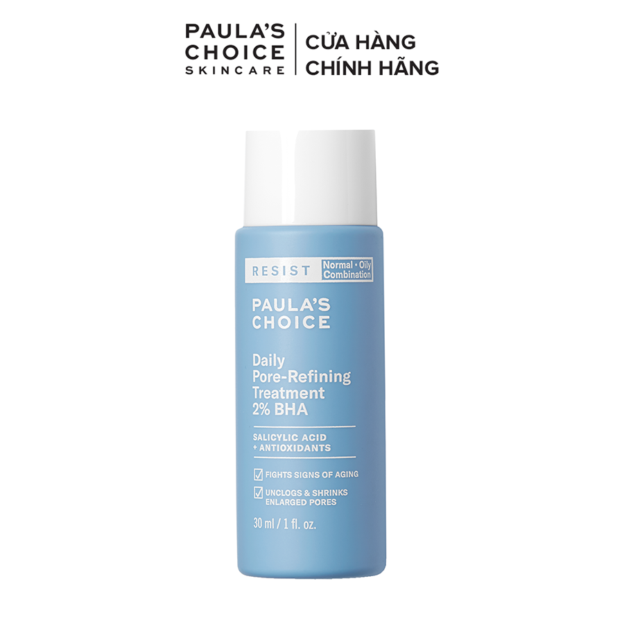 Tinh Chất Paula's Choice Resist Daily Pore Refining Treatment 2% BHA 30ml