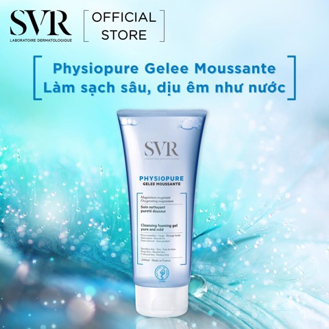 Gel rửa mặt dành cho da nhạy cảm SVR Physiopure