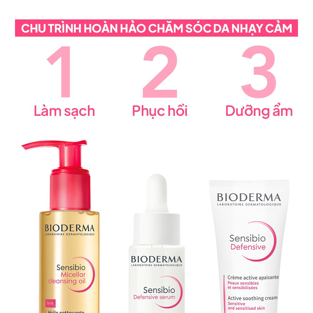 Dầu Tẩy Trang Bioderma Sensibio Micellar Cleansing Oil 150ml
