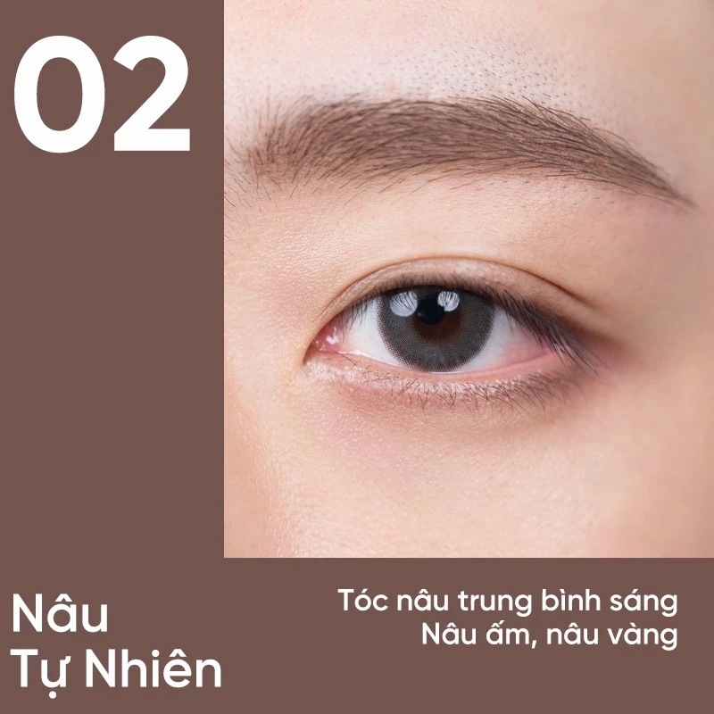 Chì Kẻ Mày Đầu Tam Giác Judydoll Triangular Eyebrow Pencil - 02 Natural Brown