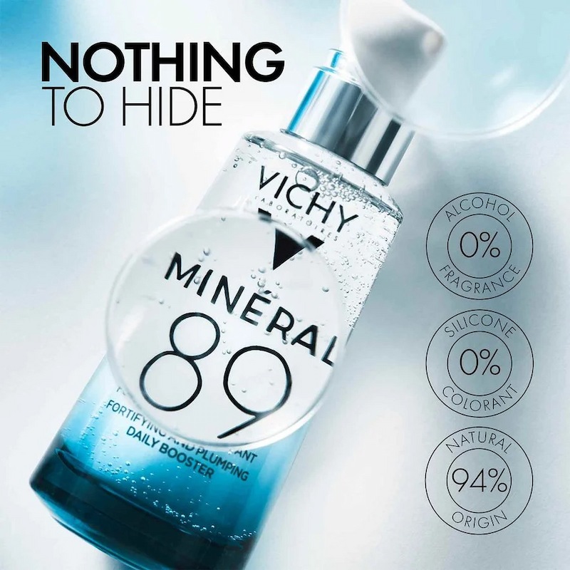 Serum Vichy Mineral 89 Hydrating Plumping Daily Booster 10ml