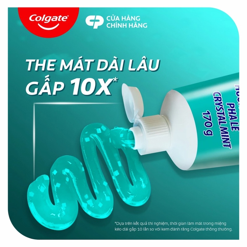 Kem Đánh Răng Hương Bạc Hà Pha Lê Colgate Maxwhite 170g