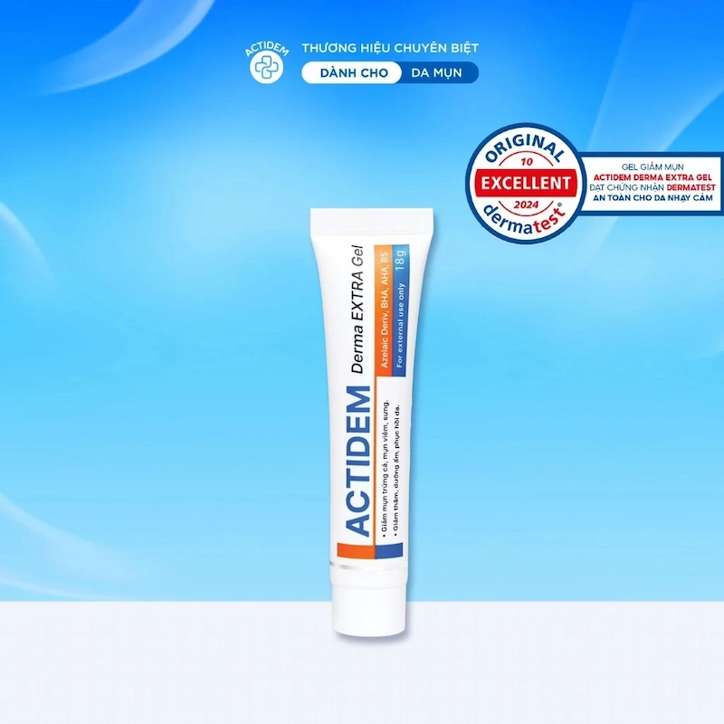 Gel Giảm Mụn, Thâm Actidem Derma Extra Gel 18g