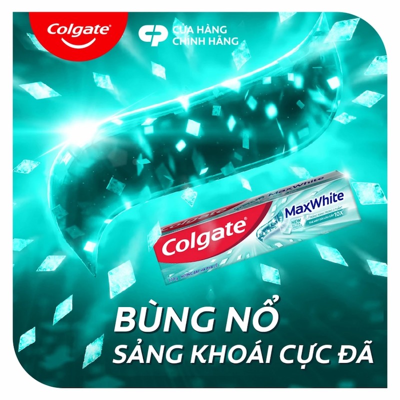 Kem Đánh Răng Hương Bạc Hà Pha Lê Colgate Maxwhite 170g