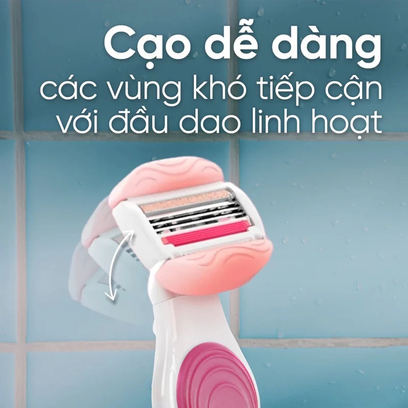 Dao Cạo Nữ Gillette Venus Comfortglide White Tea (1 Cán + 2 Lưỡi)