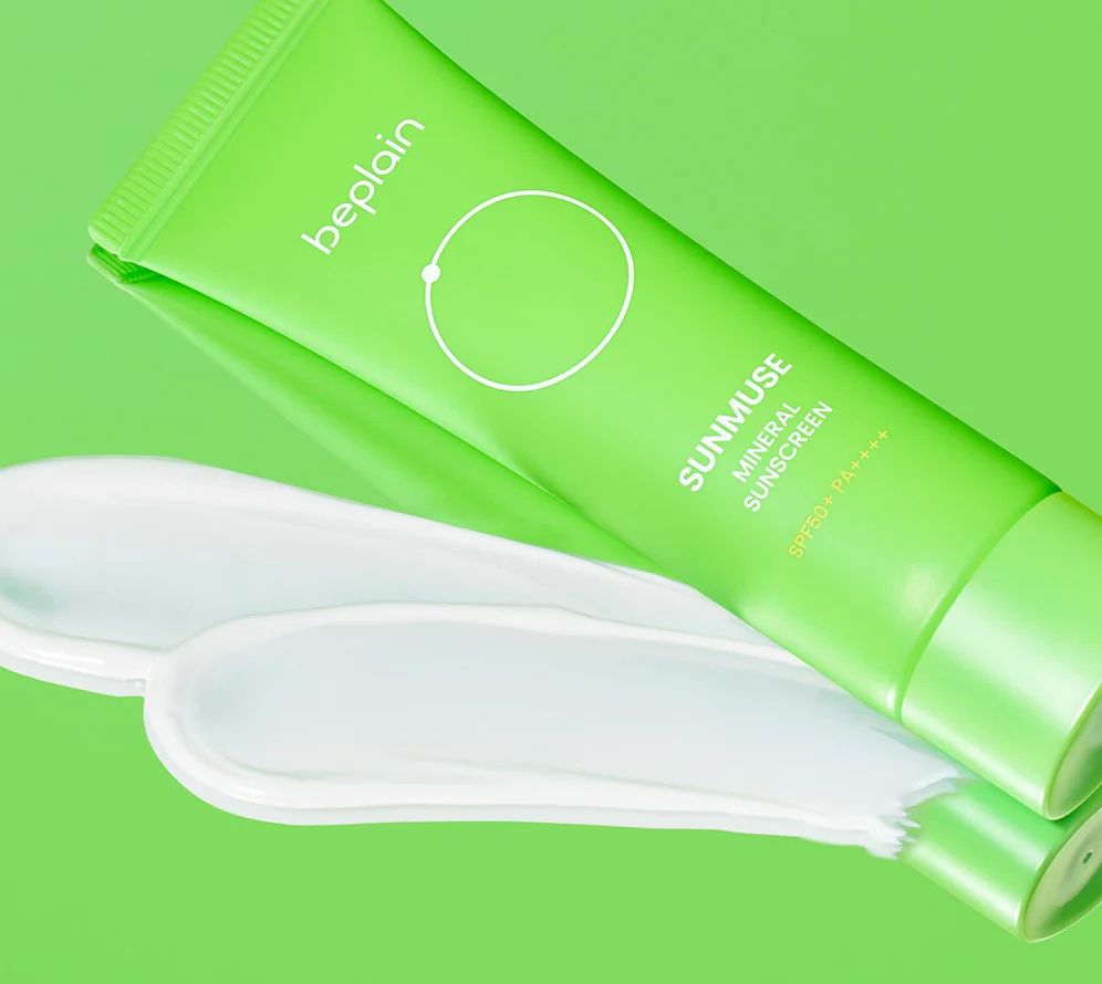 Kem Chống Nắng Beplain Sunmuse Mineral Sunscreen SPF50+ 50ml (Xanh Lá Kiềm Dầu)